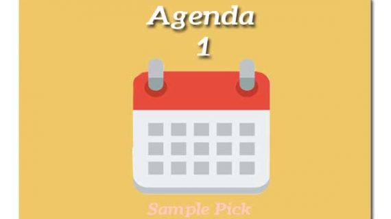 SAMPLE AGENDA 1